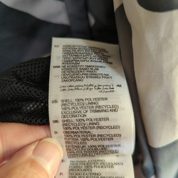 Adidas Coach Jacket Mens M Gray Camo Graphic Windbreaker Snap Front - Picture 3 of 6